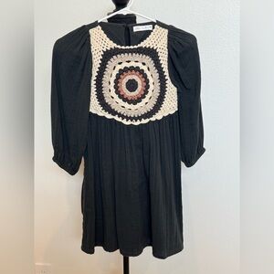 Zara crochet dress
